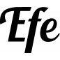 Preview: Efe - Schriftzug aus Buchenholz