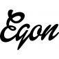 Preview: Egon - Schriftzug aus Buchenholz