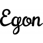 Preview: Egon - Schriftzug aus Buchenholz