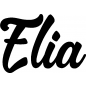 Preview: Elia - Schriftzug aus Buchenholz
