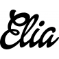 Preview: Elia - Schriftzug aus Buchenholz