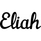 Preview: Eliah - Schriftzug aus Buchenholz