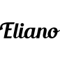 Preview: Eliano - Schriftzug aus Buchenholz