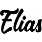 Preview: Elias - Schriftzug aus Buchenholz