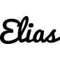 Preview: Elias - Schriftzug aus Buchenholz
