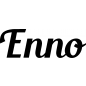 Preview: Enno - Schriftzug aus Buchenholz