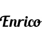 Preview: Enrico - Schriftzug aus Buchenholz