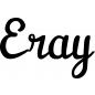 Preview: Eray - Schriftzug aus Buchenholz