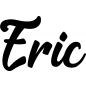 Preview: Eric - Schriftzug aus Buchenholz