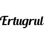 Preview: Ertugrul - Schriftzug aus Buchenholz