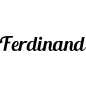 Preview: Ferdinand - Schriftzug aus Buchenholz