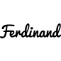 Preview: Ferdinand - Schriftzug aus Buchenholz