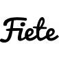 Preview: Fiete - Schriftzug aus Buchenholz