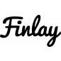 Preview: Finlay - Schriftzug aus Buchenholz