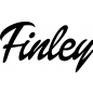 Preview: Finley - Schriftzug aus Buchenholz