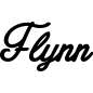 Preview: Flynn - Schriftzug aus Buchenholz