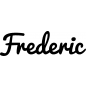 Preview: Frederic - Schriftzug aus Buchenholz