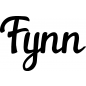Preview: Fynn - Schriftzug aus Buchenholz