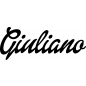 Preview: Giuliano - Schriftzug aus Buchenholz