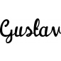 Preview: Gustav - Schriftzug aus Buchenholz