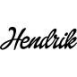 Preview: Hendrik - Schriftzug aus Buchenholz