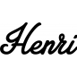 Mobile Preview: Henri - Schriftzug aus Buchenholz