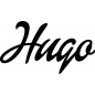 Preview: Hugo - Schriftzug aus Buchenholz