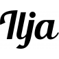 Preview: Ilja - Schriftzug aus Buchenholz