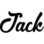 Preview: Jack - Schriftzug aus Buchenholz
