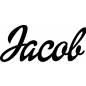 Preview: Jacob - Schriftzug aus Buchenholz