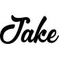 Preview: Jake - Schriftzug aus Buchenholz