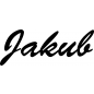Preview: Jakub - Schriftzug aus Buchenholz