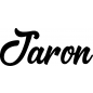 Preview: Jaron - Schriftzug aus Buchenholz