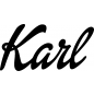 Preview: Karl - Schriftzug aus Buchenholz
