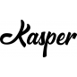 Preview: Kasper - Schriftzug aus Buchenholz
