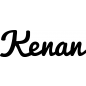 Preview: Kenan - Schriftzug aus Buchenholz