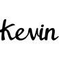 Preview: Kevin - Schriftzug aus Buchenholz