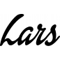 Preview: Lars - Schriftzug aus Buchenholz