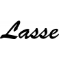 Preview: Lasse - Schriftzug aus Buchenholz
