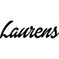 Preview: Laurens - Schriftzug aus Buchenholz