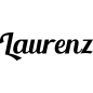 Preview: Laurenz - Schriftzug aus Buchenholz