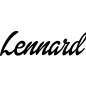 Preview: Lennard - Schriftzug aus Buchenholz