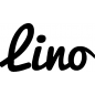 Preview: Lino - Schriftzug aus Buchenholz