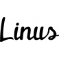 Preview: Linus - Schriftzug aus Buchenholz