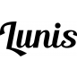 Preview: Lunis - Schriftzug aus Buchenholz