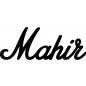 Preview: Mahir - Schriftzug aus Buchenholz