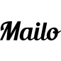 Preview: Mailo - Schriftzug aus Buchenholz