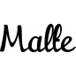 Mobile Preview: Malte - Schriftzug aus Buchenholz