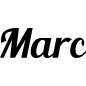 Preview: Marc - Schriftzug aus Buchenholz