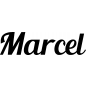 Preview: Marcel - Schriftzug aus Buchenholz